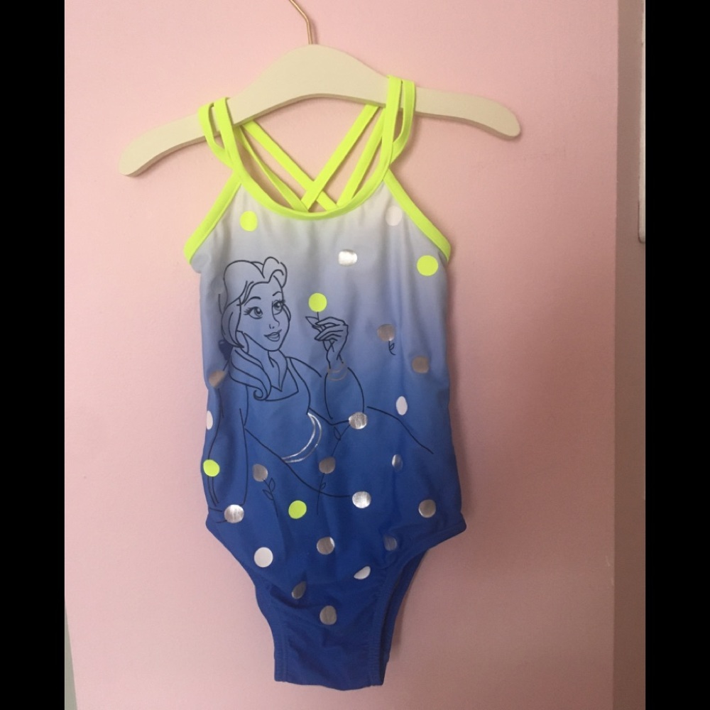 Baby Gap Disney princess Belle swimming suit 4T